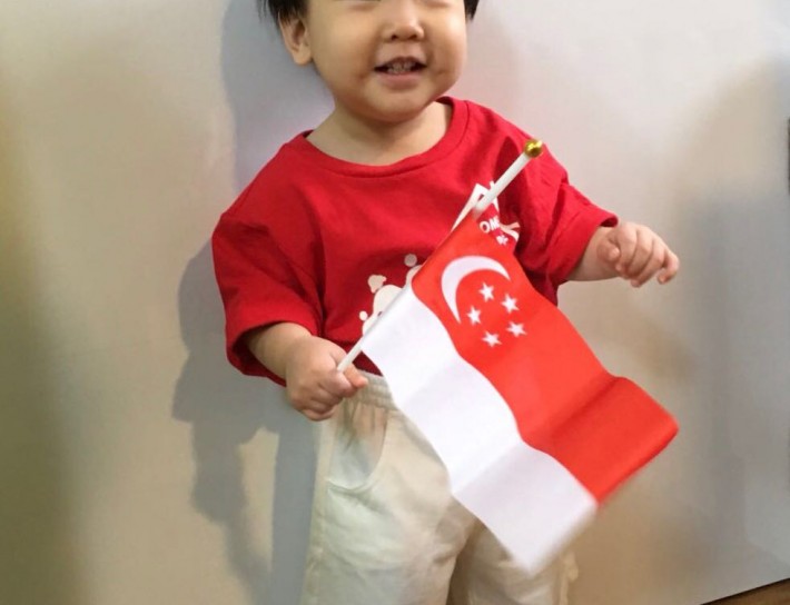 Baby with National Flag